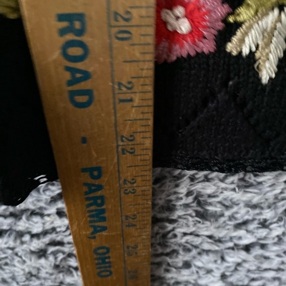 Vintage 90s Holiday Editions Fall Floral Harvest Acorns Sweater Vest - Picture 7 of 7